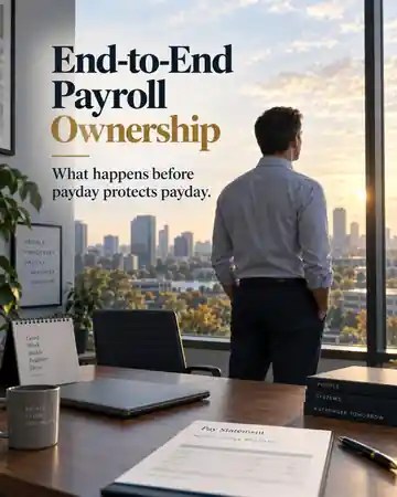 End-to-End Payroll Ownership — what happens before payday protects payday